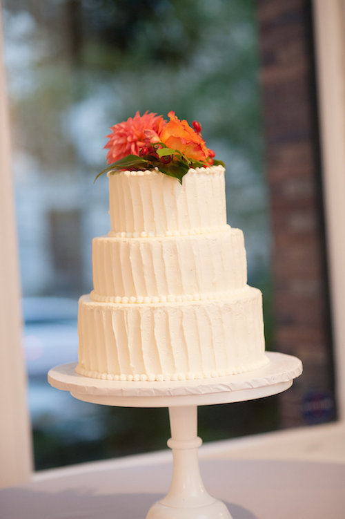 Orange Wedding Inspiration, Cake, Wedding Planner Bright Occasions-Emily Clack Photography