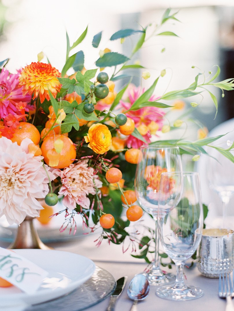 Orange Wedding Inspiration, Citrus Flowers, Wedding Planner Bright Occasions,