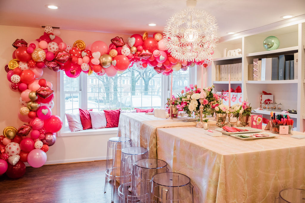 Red, Pink and Rose Gold Valentines, DC Event Planner Bright Occasions, Lissa Ryan Photography, Valentines with Patchettes