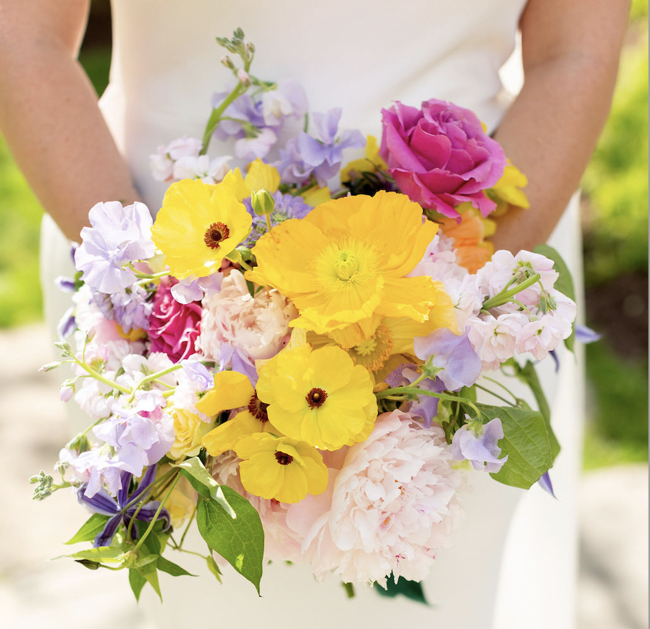 Embracing Vibrance: Top 10 Colorful Wedding Bouquets That Make a Statement, Petals and Promises, Kate Fine Art 